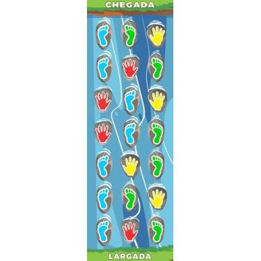 Imagem de Tapete Infantil Pés E Maos 3X1M Pedagógico Sensorial - Bestgraph