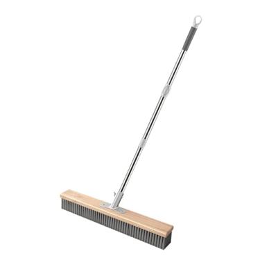 Imagem de Generic Escova de aço inoxidável para limpeza de pisos de decks, cerdas de metal, esfregão de piso para jardim, 50cm