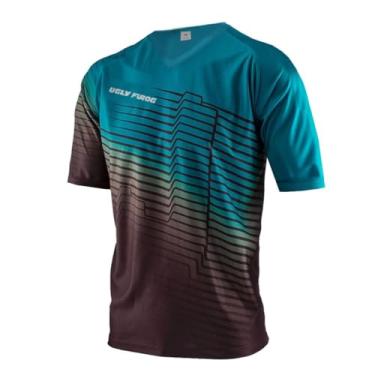 Imagem de UGLY FROG Camisetas masculinas de esportes motorizados, camisa de bicicleta de manga curta para motocicleta, motocross, BMX, Moto Mx, quadriciclo, andar fora da estrada