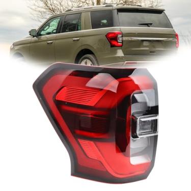 Imagem de YEQSHNG Luz traseira tipo LED com acabamento vermelho adequado para Ford Expedition Limited 2022-2024 lado esquerdo do motorista luz traseira substituição para NL1B-13B505-CD NL1Z13405B