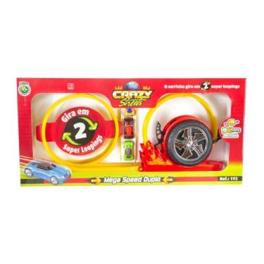Imagem de Pista De Corrida Com Carrinhos Mega Speed Duplo Divertido 192