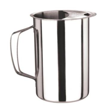 Imagem de Jarra Inox 1,8 Litros Para Servir Água, Sucos, Chás e Leite Ke Home - 