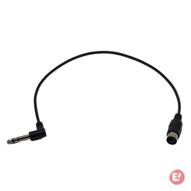 Imagem de Cabo TRS MIDI x P10 45cm para Instrumentos Musicais e Áudio