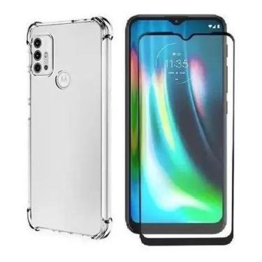 Imagem de Capa Capinha Case Anti Impacto + Pelicula Vidro 3d Moto G30 - Universo