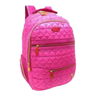 Imagem de Mochila Michele Hobbs Feminina Juvenil Escolar Notebook Gran