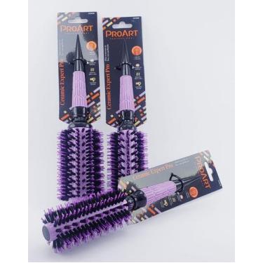 Imagem de Kit com 3 escovas Ceramic Expert Pro 19, 28 e 33mm na cor Lilás - PROA