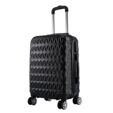 Imagem de Mala de Viagem Média Ac74 65x42x26 Em Abs C/ Rodinhas 360º Rosa Ouro -