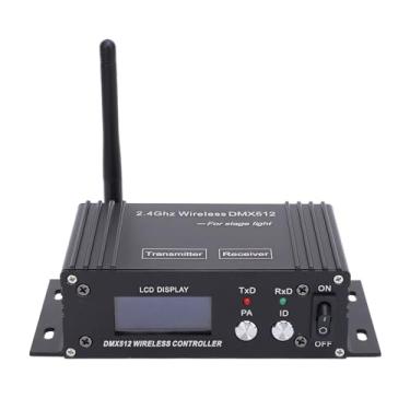 Imagem de Fafeicy 512 Receptor de Transmissor Sem Fio, 126 Canal Controlador de Luz 2.4g Dimmer Sem Fio Com LCD Display 16 Grupos Coding ID, para Iluminação de Festas de Disco DJ