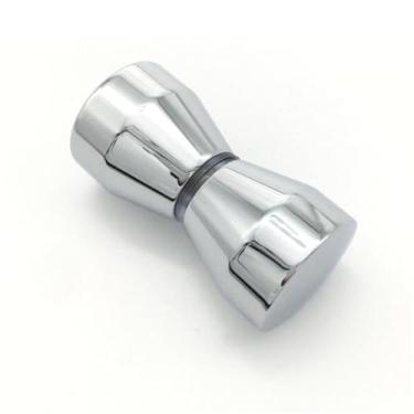 Imagem de Puxador de porta de liga de alumínio, puxador de vidro simples, costas com costas, armário de chuveiro, ferragens para c