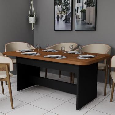 Imagem de Mesa de Jantar Moderna 6 Lugares Retangular