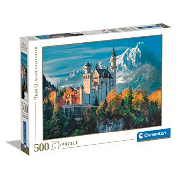 Imagem de Clementoni - 35146 Collection Neuschwanstein Castle - Jigsaw Puzzle 500 Pieces, Jigsaw Puzzle for Adults - Made in Italy