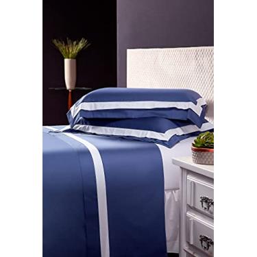 Imagem de FRONHA COMFY - NAVY - CETIM 400 FIOS - 50X90