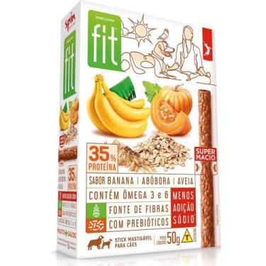 Imagem de Petisco Fit para Cães Sabor Banana, Abóbora e Aveia 50g - Spin Pet