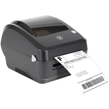 Imagem de Westinghouse Direct Thermal Label Printer USB, Commercial Grade, Compatible with USPS, UPS, FedEx, Ebay, Shopify, Amazon, & More, Desktop Label Printer for Packages, Includes Sample 4x6 Labels