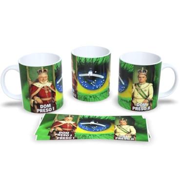 Imagem de Caneca de Porcelana Meme Político Dom Preso 1 e Dom Preso 2 (Mod.4)