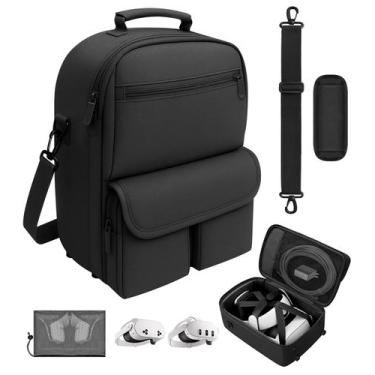 Imagem de Bolsa de transporte YRXVW grande para Meta Oculus Quest 3s/3/2 preta