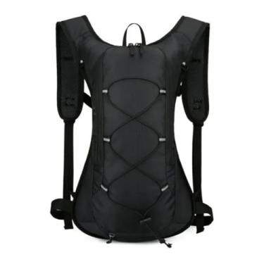 Imagem de Mochila Ciclismo Impermeável Preto Bolsa Corrida 12l Bike