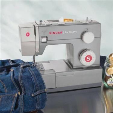 Imagem de Máquina de Costura Singer Facilita Pro 4411 10 Pt Cinza 127V