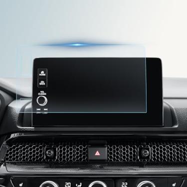 Imagem de BIBIBO Protetor de tela híbrido antireflexo fosco 2025 2026 Civic para Honda Civic Hybrid 2026 (Touring/Si/Type R/Sport Touring/Sport Touring Hybrid) Vidro temperado 22.9 cm 2026 Civic Si/Type R