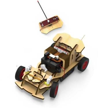 Imagem de Kit Robótica Educacional STEM Carrinho Corrida MDF - Maker Store