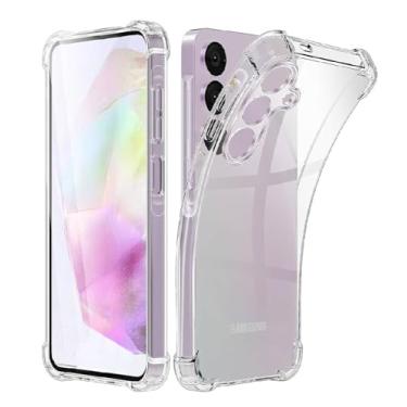 Imagem de Capa para Samsung Galaxy A55 5G anti-impacto TPU transparente borda reforçadas anti-choque