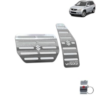 Imagem de Pedaleira Automático Suzuki Grand Vitara 2009 A 2015 Prata