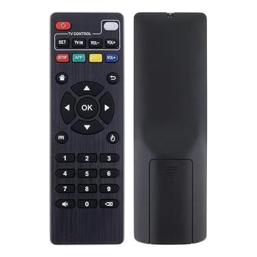 Imagem de Controle Remoto Universal para TV Box 4K, Smart TV, com Teclado Num�rico e Bot�es de Navega��o, Preto
