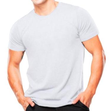 Imagem de Camiseta de Malha Lisa - Branca - Mundo do Militar