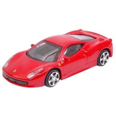 Imagem de Miniatura Carro Ferrari 458 Itália Race E Play 1/43 Vermelho Bburago 3