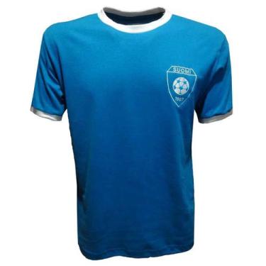 Imagem de Camisa Finlândia 1970 Liga Retrô  Azul GG, GG, Azul