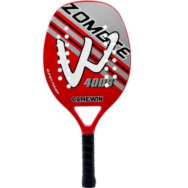 Imagem de Raquete Beach Tennis Camewin Original Leve Fibra Carbono e Fibra de vi
