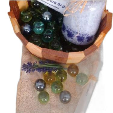 Imagem de 200 Bolinhas De Gude Escalda Pés Massagem Relaxamento