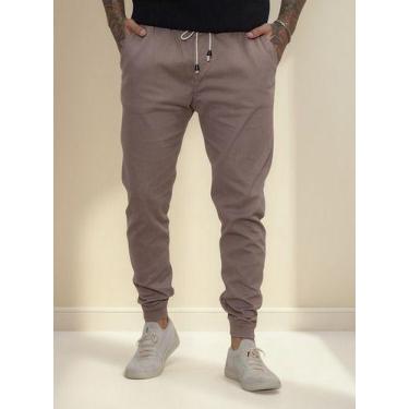Imagem de Calça Jogger Masculina Sarja Masculina Punho Elástico - AZ04 JEANS, Ca