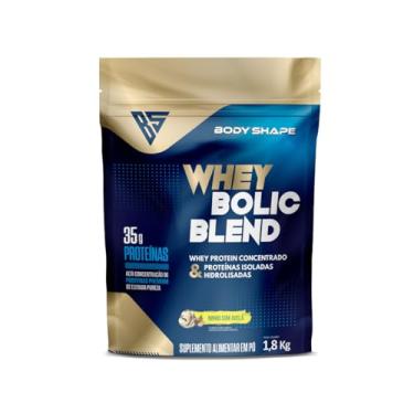 Imagem de Whey Protein Bolic 1.8kg Concentrado Isolado e Hidrolisado 35g de Proteínas Body Shape (Ninho com Avelã)