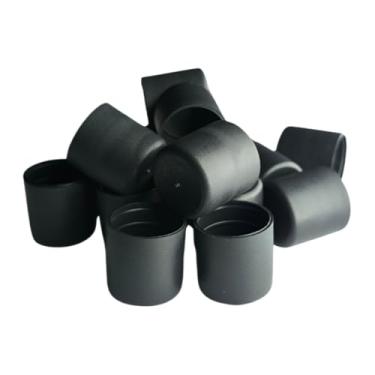 Imagem de 50 ponteira borracha para pe de cadeira ou banco de bar 3/4 plastica