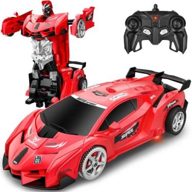 Imagem de Carro de controle remoto KKONES Deformation Robot Toy Age 3-8