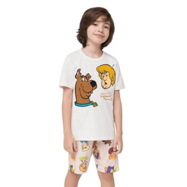 Imagem de Pijama Manga Curta Masculino Infantil Scooby-Doo com Bermuda - Veggi, 