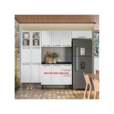 Imagem de Armário de Cozinha Campacta Itatiaia Florença 10 Portas, Branco