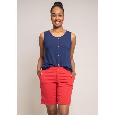 Imagem de Shorts Pau a Pique de Sarja Anarruga Vermelho