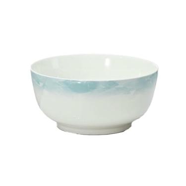 Imagem de Conjunto de louça de cerâmica gradiente de cor sob o esmalte conjunto de pratos domésticos de alta temperatura - tigela de sopa de 20 cm