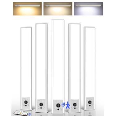 Imagem de Lâmpada EZVALO, sensor de movimento recarregável de 16,5", 4000mAh, pa