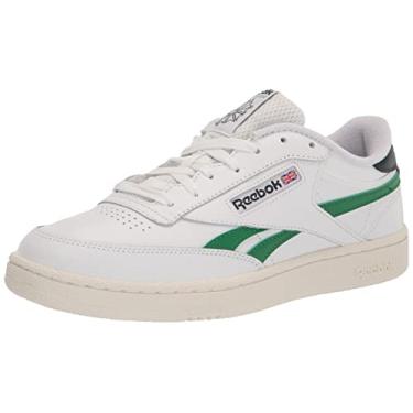 Imagem de Reebok Tênis Club C Revenge, Branco/Verde/Vector azul-marinho, 6.5 Women/5 Men