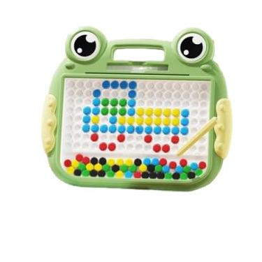 Imagem de Lousa Mágica Caneta Magnética Prancheta Infantil Educativo Cartelas de Desenho | APOLLO'S STORE (Sapinho P - Verde)