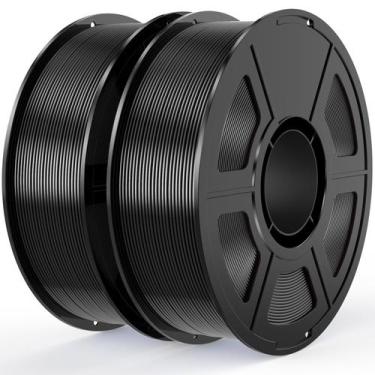 Imagem de Filamento de impressora 3D Amoybaby Black Silk PLA 1,75 mm 2 kg