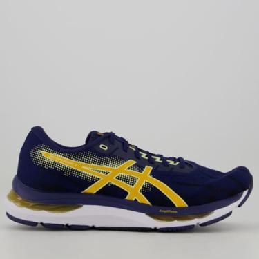 Imagem de Tênis ASICS GEL-Hypersonic 5 - Masculino - Azul/Laranja - tam: 41