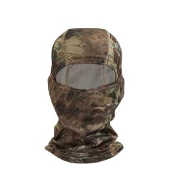 Imagem de Balaclava Moto, Máscara Facial Balaclava Respirável Proteção Uv50+ Camuflagem Ninja(Python Green)