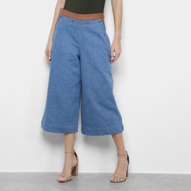 Imagem de Calça Jeans Mob Pantacourt Feminina-Feminino