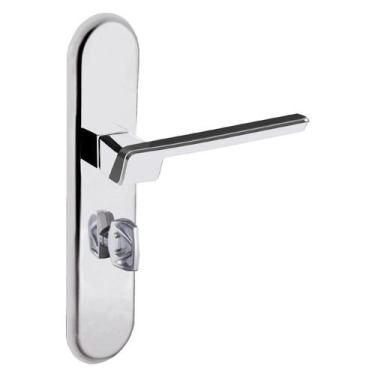 Imagem de Fechadura Banheiro Espelho S40mm Cromado Vega Aliança - Aliança Metalú