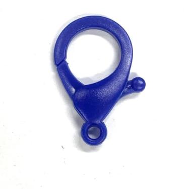 Imagem de Fecho Lagosta ABS 3.5 mm Azul Royal – Pacote com 10 peças – Aviamentos para Bolsas, Artesanato e Bijuterias