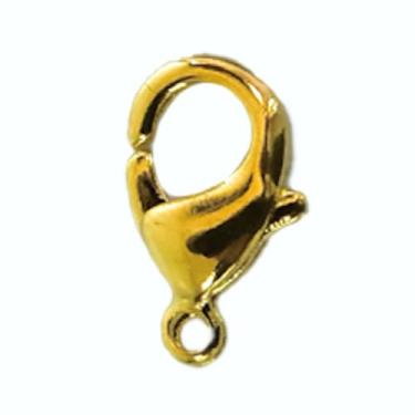 Imagem de Fecho Lagosta 18 mm Ouro – Pacote com 10 peças – Aviamentos para Bolsas, Artesanato e Bijuterias